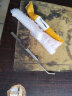 工途（Gongtu）不锈钢镊子 加长加厚圆头大号镊子水草敷料镊子工具夹子 30cm弯头(1个) 实拍图