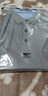七匹狼长袖t恤男固色简约秋季翻领纯棉polo保罗衫男装商务纯色打底衫 花灰-3.0升级纯棉固色 3XL 185/100A(XXXL) 实拍图