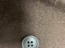 无印良品 MUJI 男式 美利奴羊毛 高针距 V领开衫 M9AA023 棕色 M 实拍图