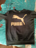 彪马（PUMA）短袖男装 夏季新款运动服时尚小标logo半袖跑步服休闲纯棉T恤衫男 630562-02/时尚V领-彪马白 M 实拍图