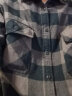 JEEP SPIRIT衬衫男士长袖夏季日系潮牌宽松纯棉衬衣休闲格子外套男装 D260灰色 2XL 晒单实拍图