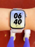 Apple Watch Series 8 智能手表GPS + 蜂窝款41毫米银色铝金属表壳白色运动型表带 MP4D3CH/A 实拍图
