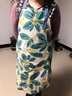 AKAW日本围裙家用厨房吸水防油擦手工作服男女家务清洁防污纯棉罩衣 【可调节】琵琶芭蕉-透气棉麻 1件 实拍图