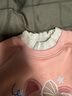 班尼路（Baleno）女童卫衣冬款2025木耳边洋气加绒加厚套头秋冬装衣服女孩上衣 实拍图