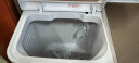 美菱（MELNG) 10KG 半自动洗衣机双缸家用宿舍租房大容量双桶洗脱分离强力去污  WP1022G 流光金 实拍图