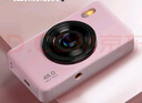 炳捷（BENJIE）u8数码相机CCD学生卡片机防抖拍摄COMS高清迷你入门相机快速直传 前后双摄2.8英寸IPS屏 64GB粉色 实拍图