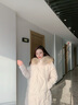 俏婷朵24年新品冬季新款羽绒服女士大毛领短款派克服韩版女款内胆白鸭绒 8901黑色 M【建议115-125斤】 实拍图