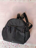 卡菲伦品牌双肩包女时尚牛津布小背包轻便女士休闲包 黑色 小号25*12*25CM 实拍图