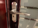 虎顿（HOTUN）不锈钢卫浴门锁铝合金单舌执手锁厕所卫生间洗手间门锁孔距110 晒单实拍图