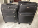 WEPLUS唯加布箱行李箱 时尚简约轻便旅行出差万向轮拉杆箱男女通用WP850 黑色 24英寸 晒单实拍图