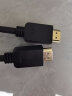 索尼（SONY） 原装HDMI高清线2.1版8K视频电视机顶盒PS游戏机投影仪电脑显示器4K数据连接 标准HDMI圆形款2.0版【长度2米】 HDMI接口 实拍图