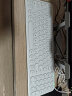 航世（BOW）HW098AS-2 办公有线键盘 超薄便携复古圆帽键盘 笔记本台式电脑USB游戏键盘 白色 实拍图