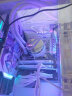 乔思伯（JONSBO）松果D31 MESH版白色 MATX机箱（双360冷排/ATX电源/Type-c Gen2 10Gbps+/垂直风道/长显卡） 实拍图