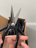 张小泉剪刀家用尖头剪纸办公多功能裁缝剪子不锈钢工业大小缝纫正宗剪刀 黑色碳钢【小号10把】长约175mm 实拍图
