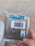 飞利浦（PHILIPS）开关插座面板昕绎灰86型斜5五孔墙壁插座家用暗装电工电料二三插 一开单控五孔（10A） 实拍图