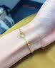 中国黄金（CHINA GOLD）四叶草黄金手链女款2026新款足金转运珠双11礼物情人节礼物送女友 四叶草手链 约2.25g 情人节礼盒 实拍图