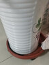 万向轮移动托盘花架 花托 滚轮花盆底座 大型花卉 可存水带轮 加厚红平面40型4轮 实拍图