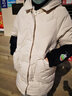 雅鹿冬季羽绒服女2025新款中长款时尚冬装连帽加厚派克服韩版外套女装 黑色 S 155 【推荐85-110斤】 实拍图