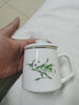 龙寅茶杯茶具陶瓷分离过滤泡茶器茶道办公杯带过滤茶漏水杯 知足知雅水杯 实拍图