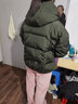 Colombass羽绒服男冬季新款潮牌短款男士加厚冬装外套韩版宽松连帽羽绒衣 军绿色 【绒子含量90%】 L (建议115-130斤) 实拍图