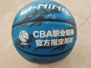 李宁（LI-NING）篮球CBA室内外训练耐打蓝球 水泥地耐磨橡胶篮球 7号 LBQK607-4 篮球 实拍图