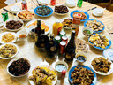 阔锐 餐桌转盘钢化玻璃家用旋转底座桌面酒店饭店圆歺桌转台圆桌转盘 底座银沙-直径80cm 实拍图