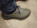 森达男鞋休闲男商场同款牛皮真皮透气软底运动防滑休闲鞋1AY01AM5 灰色打孔 42 实拍图
