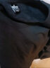 特步（XTEP）男装卫衣男圆领长袖春秋休闲运动针织上衣加绒打底衫跑步健身衣服 黑 M 实拍图