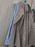 凡品丹尼（FANPINDANNI）衬衫男春秋季休闲白色长袖衬衣男士修身免烫牛津纺商务男装 灰色+天蓝【常规2件装】 2XL 码（140-160斤） 实拍图