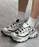 斯凯奇（Skechers）黑白金熊丨男女同款老爹鞋复古熊猫鞋情侣校园风潮流增高运动休闲 【男款】白色/浅灰色/WLGY(白金) 42 实拍图
