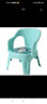 日康 叫叫椅儿童发声椅卡通小板凳宝宝训练练习座椅加厚防滑靠背椅子 蓝色椅子【图案随机】 实拍图