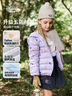 迪士尼（DISNEY）女童轻薄羽绒服耐脏油污90白鸭绒儿中大童衣服24冬DB431KE01紫150 实拍图