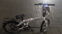 凤凰（Phoenix）折叠自行车成人超轻便携7速小轮型男女学生单车 优雅 20英寸 白色 晒单实拍图
