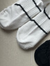 伦洛弗毛巾底袜子男士运动纯色棉短袜女夏季不臭脚吸汗加厚专业跑步健身 按摩底运动袜（3黑2白）夏季薄款 均码 实拍图