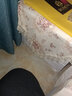 巧林儿 圆形方形柜机空调布盖布床头柜盖布罩布艺遮灰布冰箱盖布防尘布 王妃花园咖色 90*90cm 实拍图