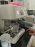 Barsetto咖啡机百胜图M2家用意式复古全半自动小型迷你带蒸汽奶泡一体机半商用 米白色套装【配内置接水电子称】 实拍图