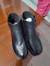 木林森女鞋皮毛一体短靴女冬季新款羊毛中年妈妈棉鞋女加绒保暖棉皮鞋 MLS98612 [春秋单里款] 37 实拍图