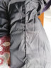 雅鹿羽绒服女可脱卸帽秋冬新款中年老年50岁奶奶羽绒冬装XWJ 茄紫 175/2XL（建议110-125斤） 实拍图
