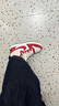 耐克（NIKE）官方休闲鞋女鞋 春季高帮透气运动鞋简版空军一号耐磨学生板鞋 芝加哥白红/高帮 36.5 实拍图