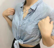 ZDZSH999银项链女小众送女友妈妈唯美轻奢吊坠女士情人节生日新年礼物 柔情似水银项链【蓝钻】 实拍图