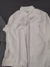 MUJI 男式 法兰绒 衬衫 男士长袖衬衣外套 休闲纯棉全棉 ACA77C1A 米白色 M (170/92A) 实拍图