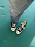 匡威（Converse）1970s男女鞋经典三星标低帮情侣帆布鞋运动休闲板鞋学生鞋多巴胺 162058C 经典低帮黑 35 /3 实拍图