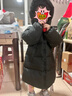 笛莎（DEESHA）童装女童和暖系列三防中长版防寒儿童羽绒服2025冬季新款女宝外套 黑色 110 实拍图