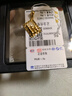 周六福5G工艺黄金吊坠女如意算盘足金计价A049605 不含链 约1.33g  实拍图
