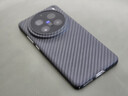Pinkson轻薄vivo X200U手机壳x200 pro凯夫拉mini芳纶纤维碳纤维保护套超薄全包磨砂硬壳男新潮款防摔商务 【黑色/火山口】1500D芳纶 【vivo x200 Pro】 实拍图