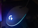 罗技（G）G102 游戏鼠标 白色 RGB鼠标 吃鸡鼠标 绝地求生 轻量化设计 200-8000DPI G102第二代 实拍图