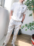 WOWCI哇次奢侈高档品牌运动套装男24夏季痞帅搭配休闲中年男士两件套装 白色 XXXXL（190-210）斤 晒单实拍图