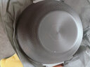 铿锵双耳铁锅不粘锅无涂层炒菜锅铸铁炒锅燃气电磁炉通用加深加大炒锅 【已开锅炖炒锅】带盖+蒸格 32cm 实拍图
