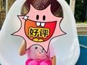 ASK JUNIOR女童套装2026秋儿童连帽卫衣休闲工装裤运动撞色两件套 粉色 120 实拍图