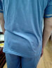 猫人（MiiOW）棉莫代尔男士睡衣男夏5A抑菌冰丝短袖短裤凉感家居服男蓝色2XL 晒单实拍图